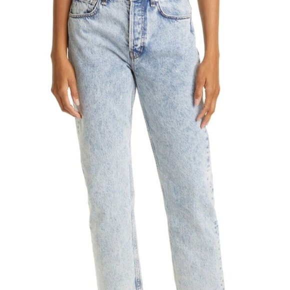 RAG & BONE MAYA HI WAIST ANKLE SLIM LEG JEANS NWT 32 - Picture 1 of 5